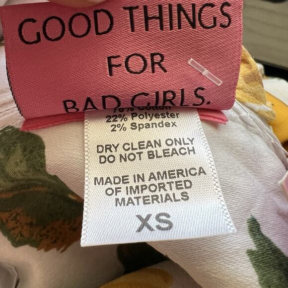 vixen micheline pitt Yellow Rose Wiggle Dress Viva Pinup Rockabilly XS New Ae11 - Picture 8 of 9